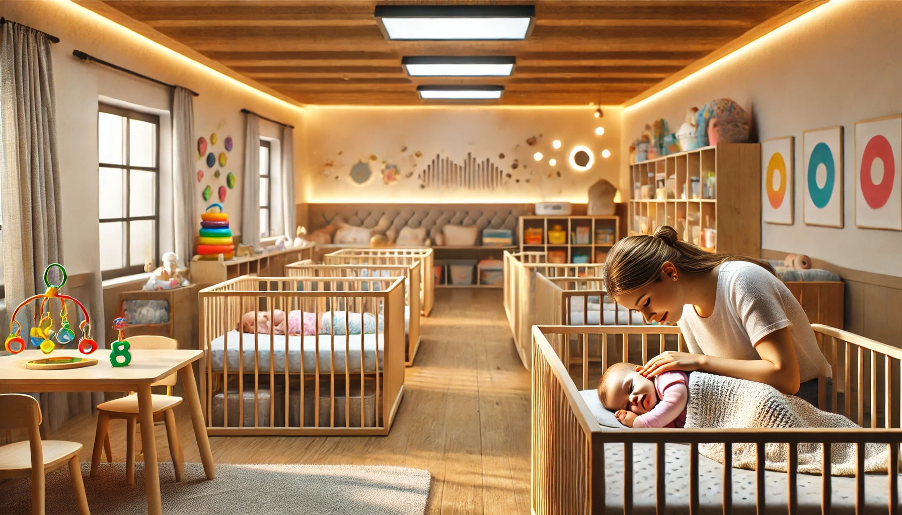 babies sleeping in a daycare